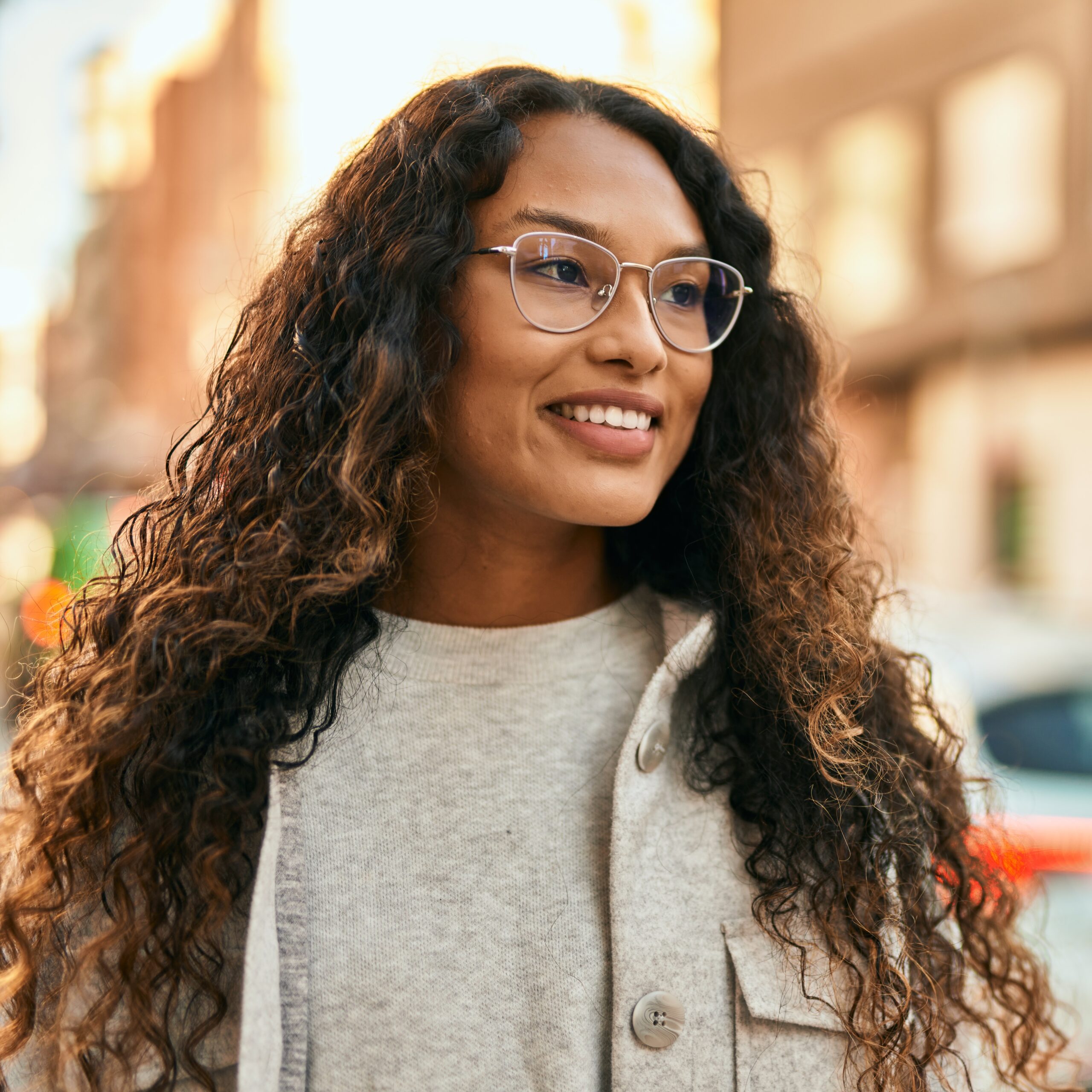 A woman searching online "Is Abortion Legal in Texas?"