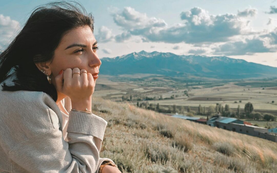 women outside thinking about abortion